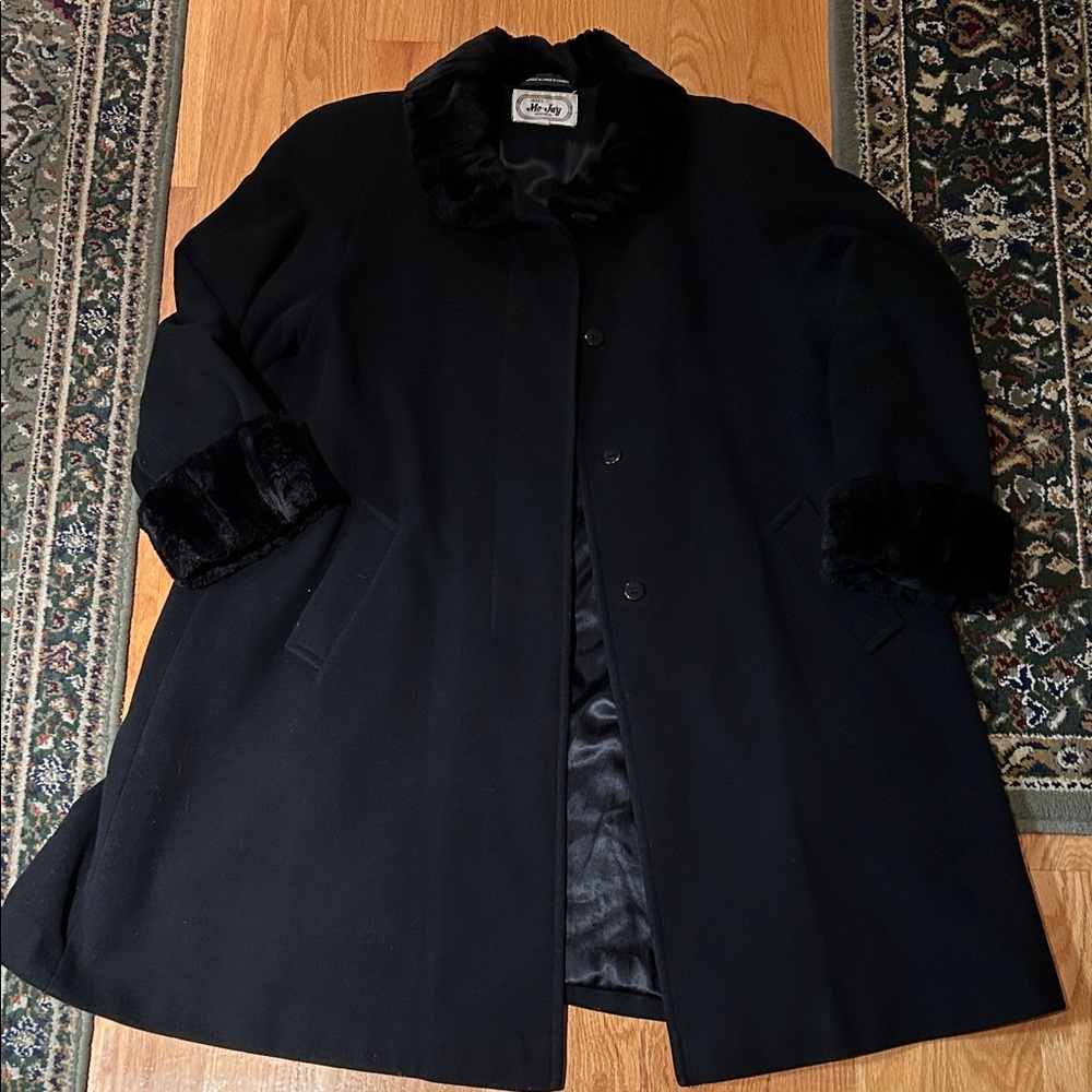 Elegant Black Women's Coat